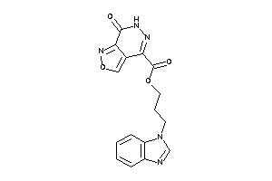 7-keto-6H-isoxazolo[3,4-d]pyridazine-4-carboxylic Acid 3-(benzimidazol-1-yl)propyl Ester