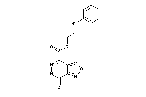 7-keto-6H-isoxazolo[3,4-d]pyridazine-4-carboxylic Acid 2-anilinoethyl Ester
