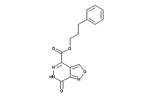 Image of 7-keto-6H-isoxazolo[3,4-d]pyridazine-4-carboxylic Acid 3-phenylpropyl Ester