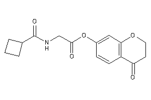 2-(cyclobutanecarbonylamino)acetic Acid (4-ketochroman-7-yl) Ester