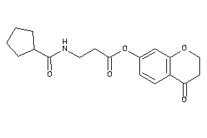 3-(cyclopentanecarbonylamino)propionic Acid (4-ketochroman-7-yl) Ester