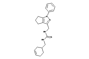 1-(cyclohex-3-en-1-ylmethyl)-3-[(1-phenyl-5,6-dihydro-4H-cyclopenta[c]pyrazol-3-yl)methyl]urea