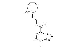 Image of 7-keto-6H-isoxazolo[3,4-d]pyridazine-4-carboxylic Acid 2-(2-ketoazepan-1-yl)ethyl Ester