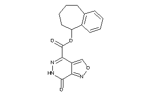 7-keto-6H-isoxazolo[3,4-d]pyridazine-4-carboxylic Acid 6,7,8,9-tetrahydro-5H-benzocyclohepten-9-yl Ester