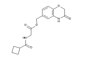 2-(cyclobutanecarbonylamino)acetic Acid (3-keto-4H-1,4-benzoxazin-6-yl)methyl Ester