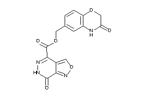 7-keto-6H-isoxazolo[3,4-d]pyridazine-4-carboxylic Acid (3-keto-4H-1,4-benzoxazin-6-yl)methyl Ester