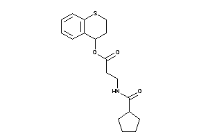 3-(cyclopentanecarbonylamino)propionic Acid Thiochroman-4-yl Ester