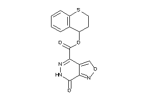 7-keto-6H-isoxazolo[3,4-d]pyridazine-4-carboxylic Acid Thiochroman-4-yl Ester