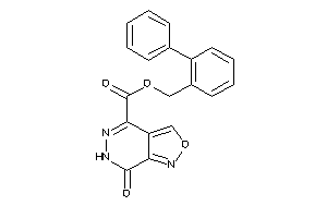 7-keto-6H-isoxazolo[3,4-d]pyridazine-4-carboxylic Acid (2-phenylbenzyl) Ester