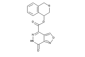 7-keto-6H-isoxazolo[3,4-d]pyridazine-4-carboxylic Acid Isothiochroman-4-yl Ester