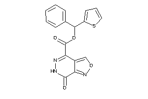 7-keto-6H-isoxazolo[3,4-d]pyridazine-4-carboxylic Acid [phenyl(2-thienyl)methyl] Ester