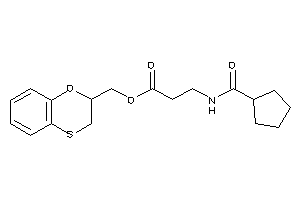 3-(cyclopentanecarbonylamino)propionic Acid 2,3-dihydro-1,4-benzoxathiin-2-ylmethyl Ester