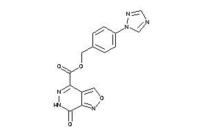 7-keto-6H-isoxazolo[3,4-d]pyridazine-4-carboxylic Acid [4-(1,2,4-triazol-1-yl)benzyl] Ester