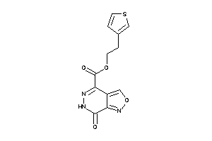 7-keto-6H-isoxazolo[3,4-d]pyridazine-4-carboxylic Acid 2-(3-thienyl)ethyl Ester