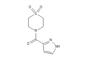 (1,1-diketo-1,4-thiazinan-4-yl)-(1H-pyrazol-3-yl)methanone