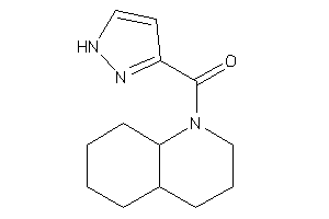 3,4,4a,5,6,7,8,8a-octahydro-2H-quinolin-1-yl(1H-pyrazol-3-yl)methanone