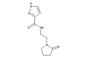 N-[2-(2-ketopyrrolidino)ethyl]-1H-pyrazole-3-carboxamide