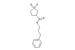 1,1-diketothiolane-3-carboxylic Acid 3-phenylpropyl Ester