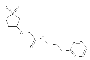 2-[(1,1-diketothiolan-3-yl)thio]acetic Acid 3-phenylpropyl Ester