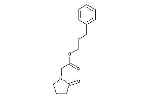 2-(2-ketopyrrolidino)acetic Acid 3-phenylpropyl Ester