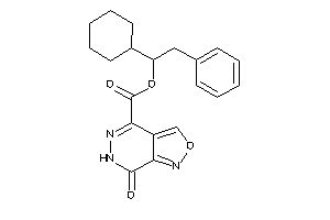 7-keto-6H-isoxazolo[3,4-d]pyridazine-4-carboxylic Acid (1-cyclohexyl-2-phenyl-ethyl) Ester