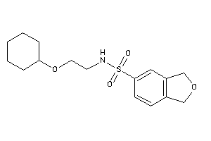 N-[2-(cyclohexoxy)ethyl]phthalan-5-sulfonamide