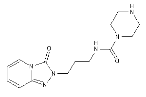 Image of N-[3-(3-keto-[1,2,4]triazolo[4,3-a]pyridin-2-yl)propyl]piperazine-1-carboxamide