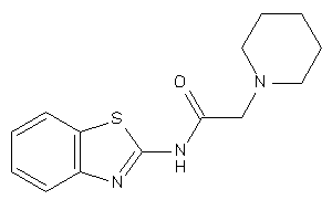 N-(1,3-benzothiazol-2-yl)-2-piperidino-acetamide