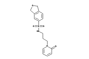 N-[3-(2-keto-1-pyridyl)propyl]phthalan-5-sulfonamide