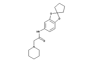 2-piperidino-N-spiro[1,3-benzodioxole-2,1'-cyclopentane]-5-yl-acetamide