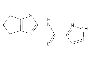 Image of N-(5,6-dihydro-4H-cyclopenta[d]thiazol-2-yl)-1H-pyrazole-3-carboxamide