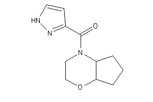 3,4a,5,6,7,7a-hexahydro-2H-cyclopenta[b][1,4]oxazin-4-yl(1H-pyrazol-3-yl)methanone