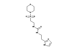 Image of 1-[2-(1H-imidazol-2-yl)ethyl]-3-(2-morpholinosulfonylethyl)urea