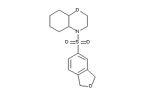 4-phthalan-5-ylsulfonyl-2,3,4a,5,6,7,8,8a-octahydrobenzo[b][1,4]oxazine