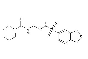 N-[2-(phthalan-5-ylsulfonylamino)ethyl]cyclohexanecarboxamide