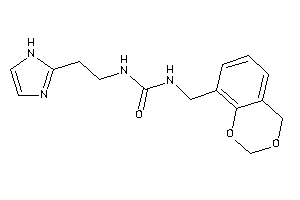 1-(4H-1,3-benzodioxin-8-ylmethyl)-3-[2-(1H-imidazol-2-yl)ethyl]urea