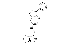 1-(6,7-dihydro-5H-pyrrolo[2,1-c][1,2,4]triazol-3-ylmethyl)-3-(2-keto-1-phenyl-pyrrolidin-3-yl)urea