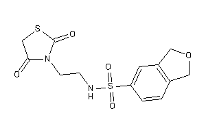 N-[2-(2,4-diketothiazolidin-3-yl)ethyl]phthalan-5-sulfonamide
