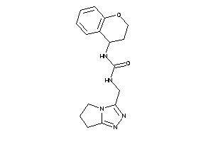 1-chroman-4-yl-3-(6,7-dihydro-5H-pyrrolo[2,1-c][1,2,4]triazol-3-ylmethyl)urea