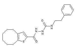 1-(4,5,6,7,8,9-hexahydrocycloocta[b]thiophene-2-carbonylamino)-3-phenethyl-urea