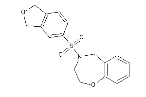 4-phthalan-5-ylsulfonyl-3,5-dihydro-2H-1,4-benzoxazepine