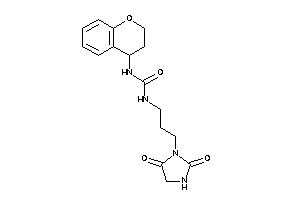 1-chroman-4-yl-3-[3-(2,5-diketoimidazolidin-1-yl)propyl]urea