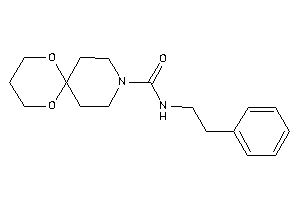N-phenethyl-7,11-dioxa-3-azaspiro[5.5]undecane-3-carboxamide