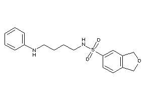 N-(4-anilinobutyl)phthalan-5-sulfonamide