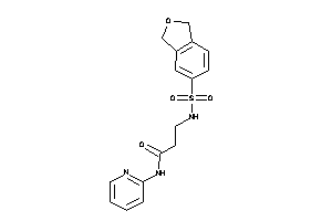 3-(phthalan-5-ylsulfonylamino)-N-(2-pyridyl)propionamide