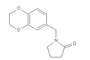 1-(2,3-dihydro-1,4-benzodioxin-6-ylmethyl)-2-pyrrolidone