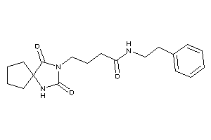 Image of 4-(2,4-diketo-1,3-diazaspiro[4.4]nonan-3-yl)-N-phenethyl-butyramide
