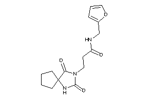 3-(2,4-diketo-1,3-diazaspiro[4.4]nonan-3-yl)-N-(2-furfuryl)propionamide