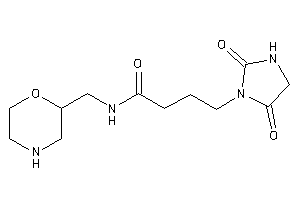 4-(2,5-diketoimidazolidin-1-yl)-N-(morpholin-2-ylmethyl)butyramide