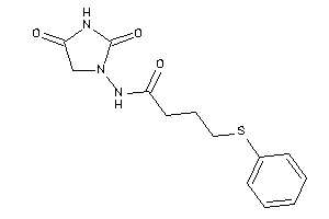 N-(2,4-diketoimidazolidin-1-yl)-4-(phenylthio)butyramide